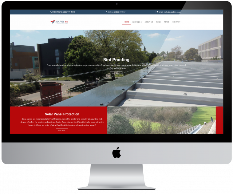 Website+Design+For+EXPEL+Bird