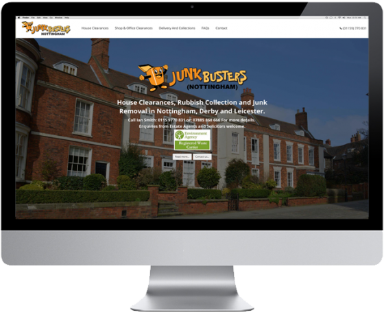 New Website For Junkbusters Nottingham
