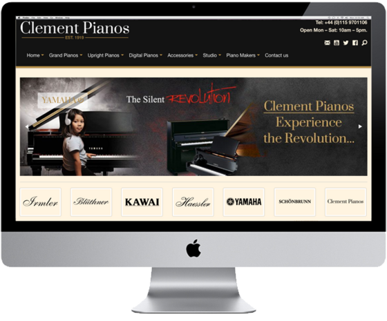 Website Redesign for Clement Pianos