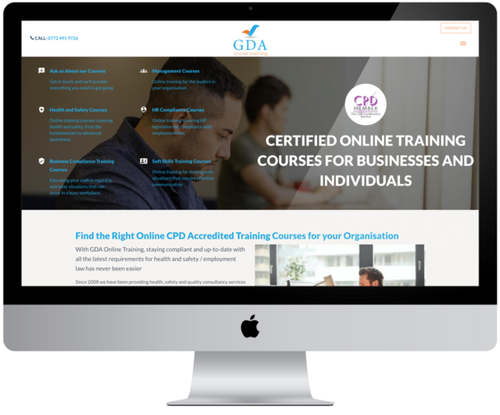 Website for GDA Online Training