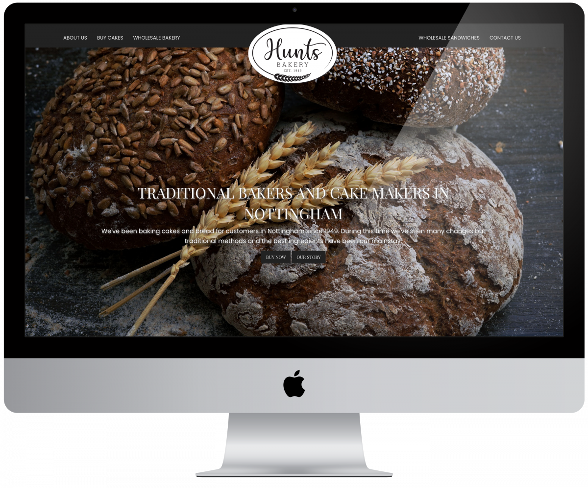 Ecommerce Website for Hunts Bakery