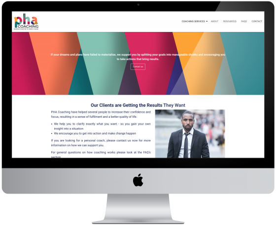 Website for PHA Coaching