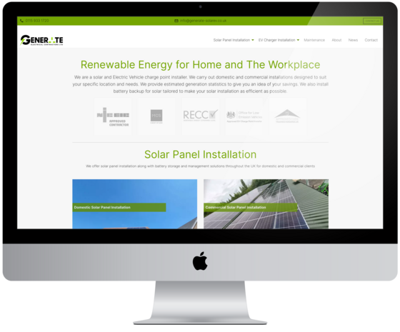 New Website For Generate Solar EV