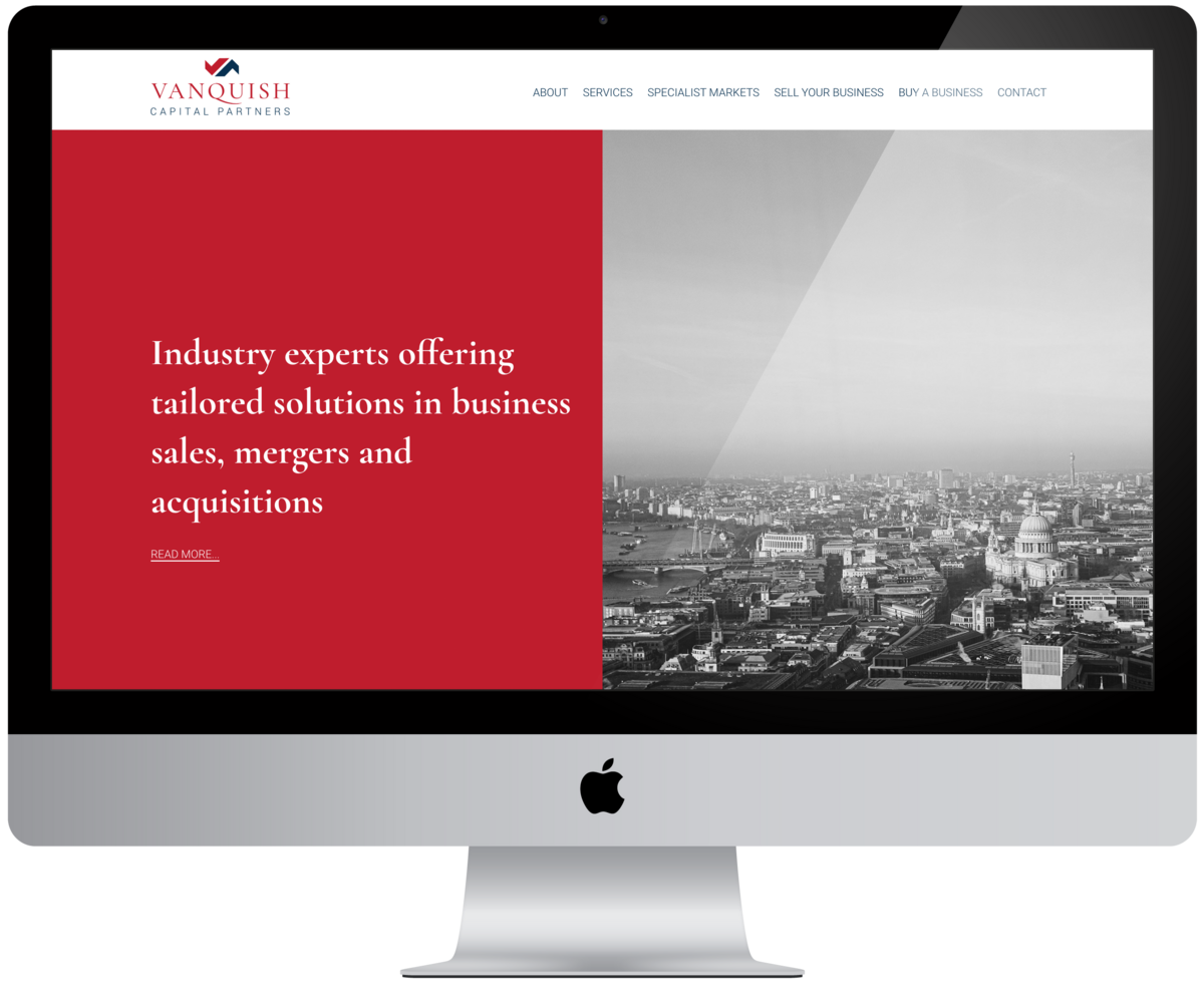 Website Design and Branding for Vanquish Capital Partners