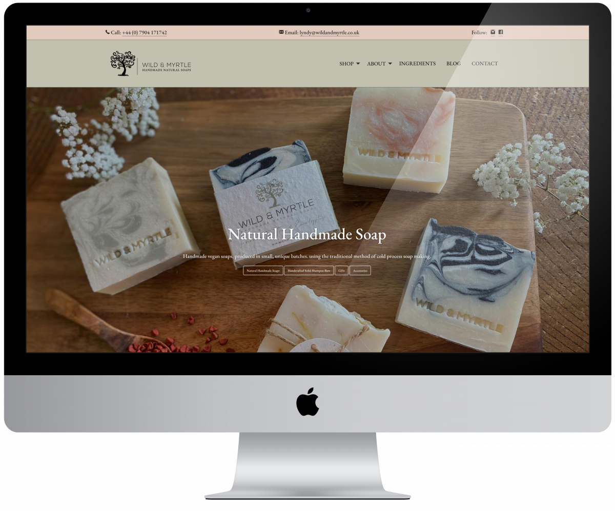 New Ecommerce Website for Wild and Myrtle