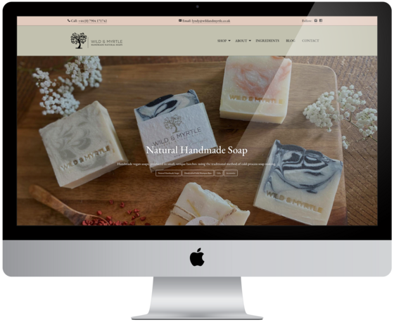 New Ecommerce Website for Wild and Myrtle