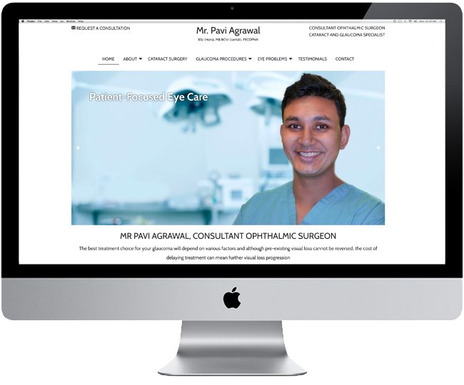 Website for Mr. Pavi Agrawal