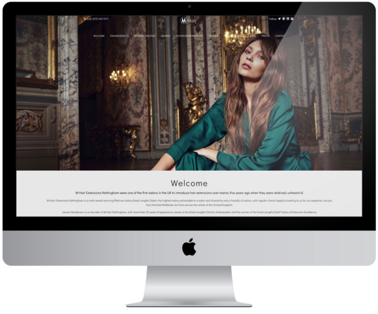 Website Rebuild for M Hair