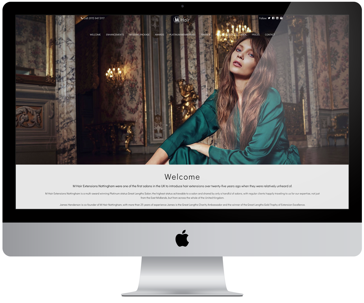 Website Rebuild for M Hair