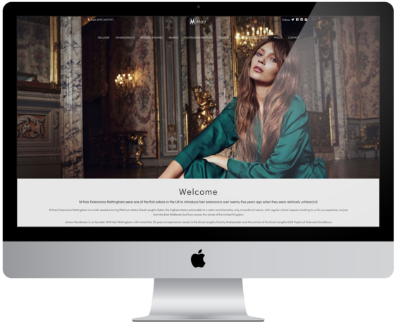 Website Rebuild for M Hair