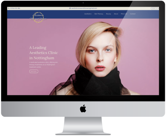 Website Development For Aesthetics Now And Forever