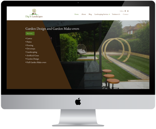 New Website and Branding for Dig-it Landscapes