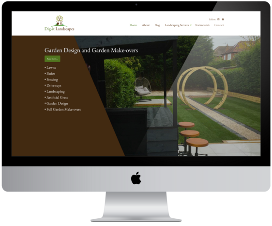 New Website and Branding for Dig-it Landscapes