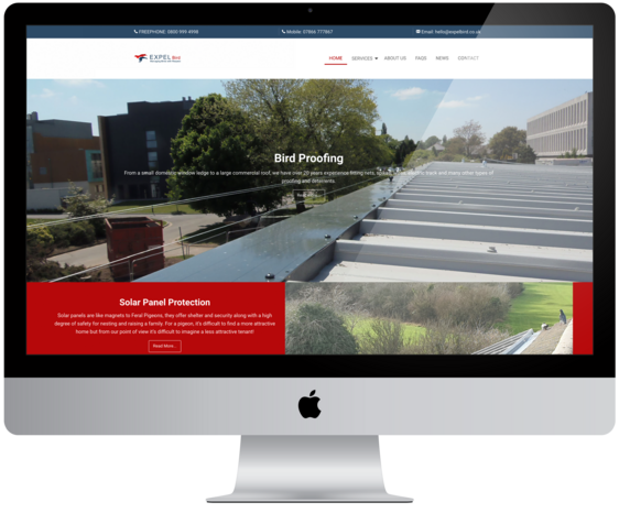 Website Design For EXPEL Bird