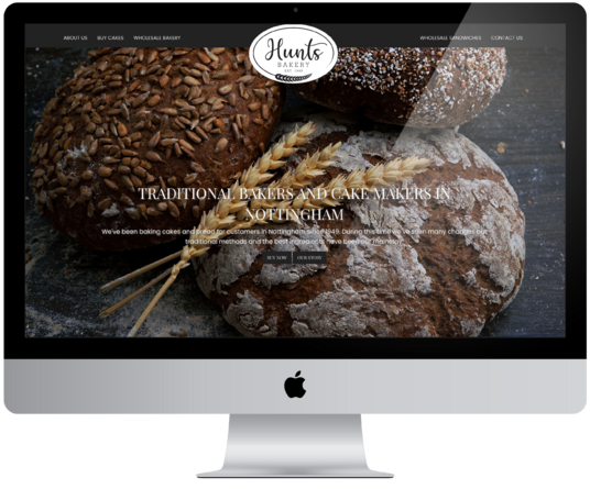 Ecommerce Website for Hunts Bakery