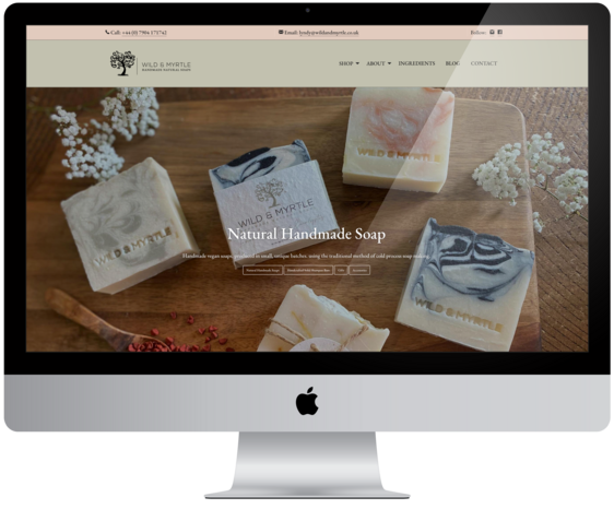 New Ecommerce Website for Wild and Myrtle