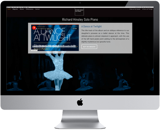 New website for Richard Hinsley Solo Piano