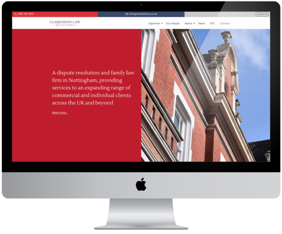 New Website For Clarendon Law