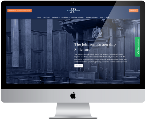 Website Design For The Johnson Partnership