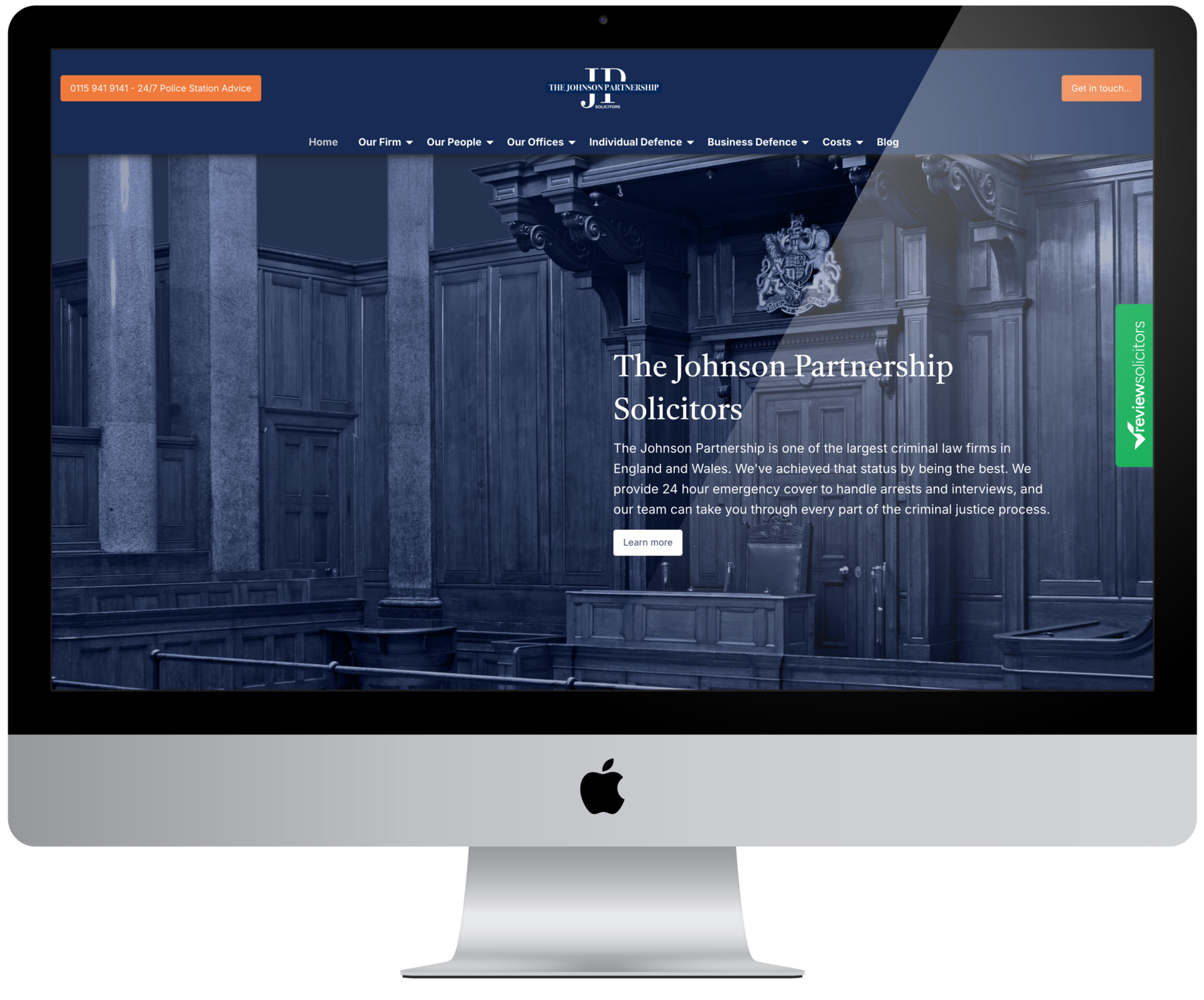 Website Design For The Johnson Partnership