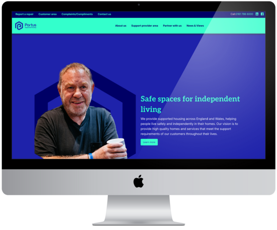 Website Development For Portus Supported Housing