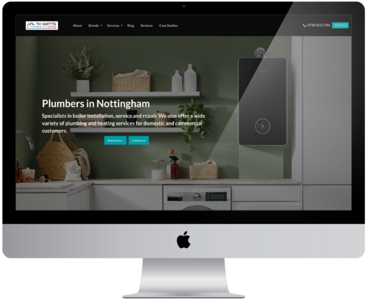New Website for TK Watts Plumbing and Heating